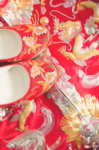 Chinese bridal shoes