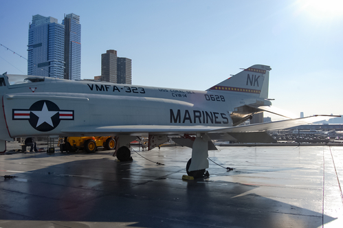 McDonnell F-4 Phantom II (United States Marines) at the Intrepid Sea Air and Space Museum in New York City.