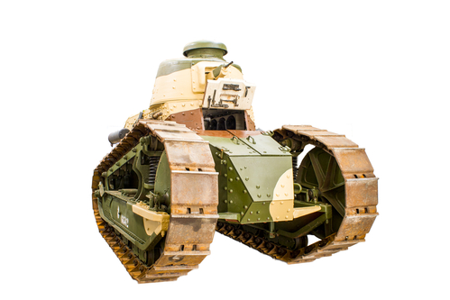 battle tank from the First World War