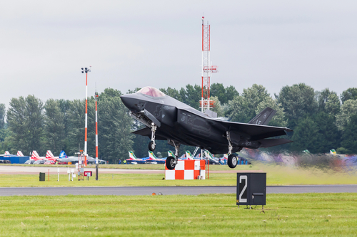 F-35A Lightning II takes to the skies of Fairford