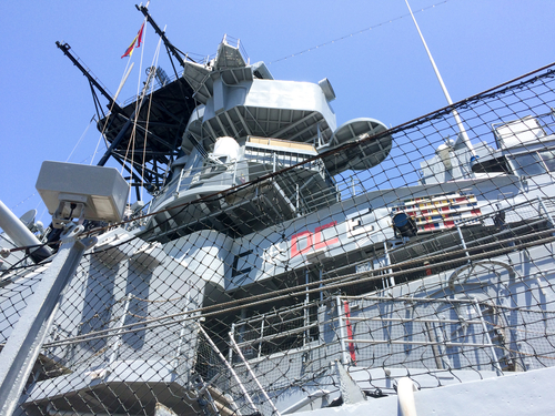 Battleship navy birds nest steel tower