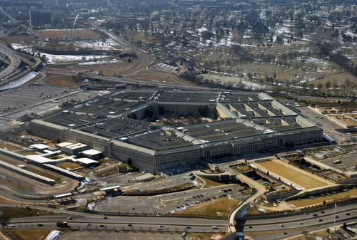 US Pentagon seen from above
