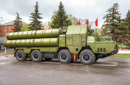 Anti-aircraft missile system (SAM) S-300