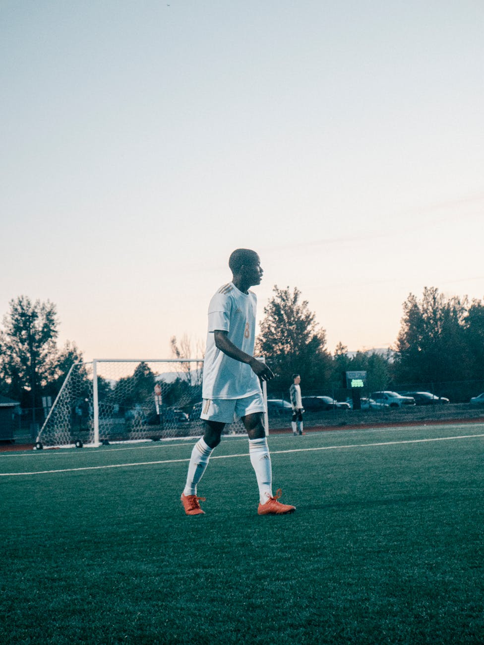 man on soccer field