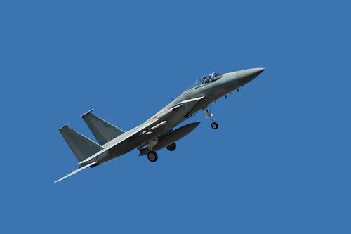 F-15 Eagle on final approach